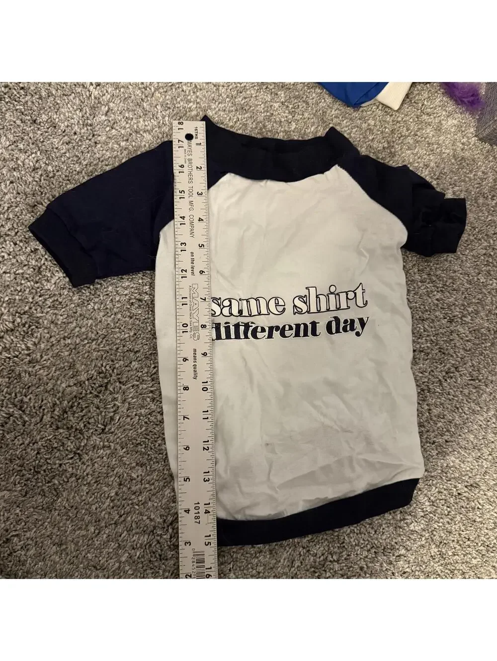 Companion Road Large Pet Shirt - Same Shirt Different Day Design